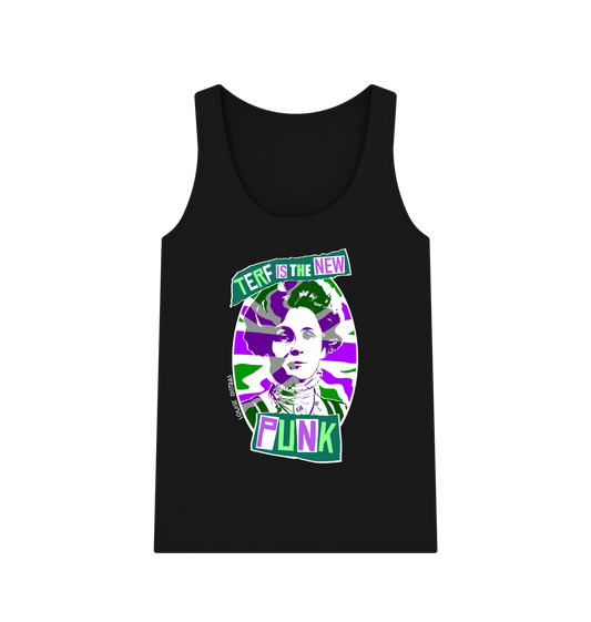 Black TERF Is The New Punk Tank Top - Ladyfit