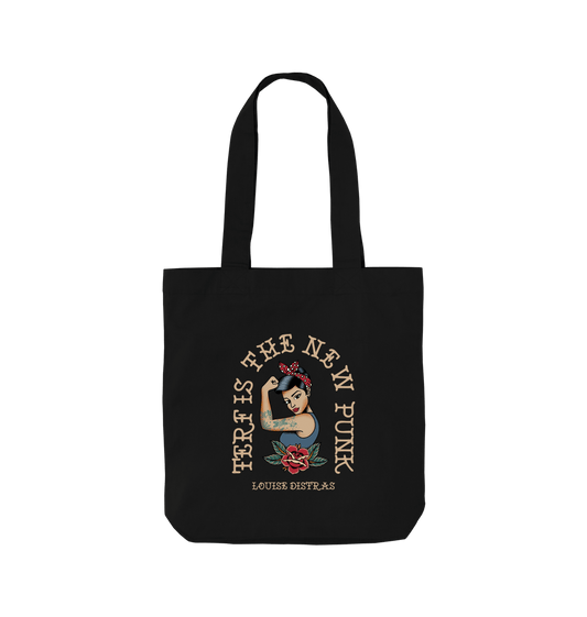 Black Tattoo Tote Bag